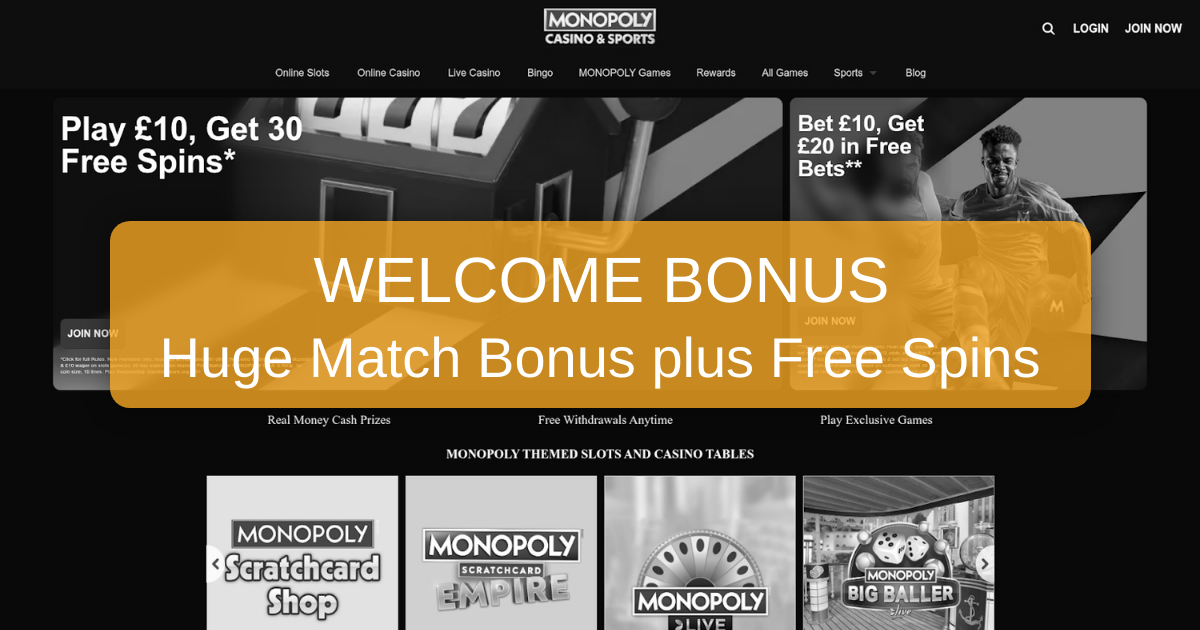 MONOPOLY Casino Canada - Top Online Slots & Fast Payouts